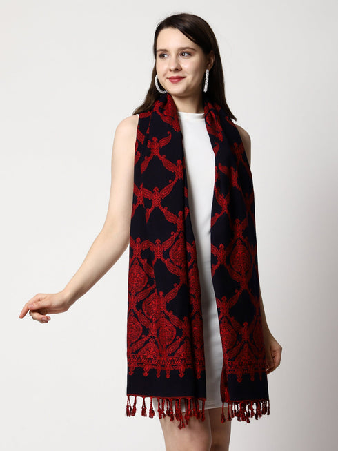 Women's Jamawar Wool Stole